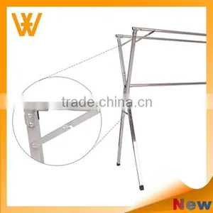 X Type Stainless Steel Folding Portable Garment Use Cloth Hanger Stand thumbnail-6