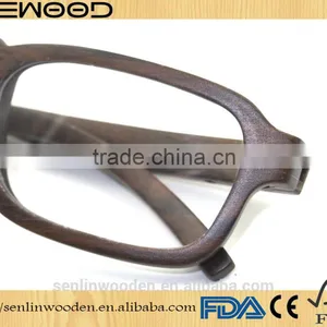 2016 New Customs Bamboo Optical Wooden Sunglasses Wholesale Made in China for Women thumbnail-4