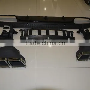 Rear Bumper Diffuser Kits For Mercedes Benz W205 C63 AMG thumbnail-1