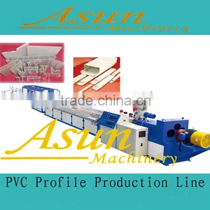CE Certification PVC Profiles Extruder Machinery / Profiles Making Machine thumbnail-4