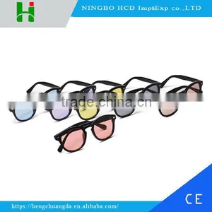Hot Selling Colorful Lens Full Frame Polarized Wooden Sunglasses for Women thumbnail-1