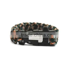 Paracord Survival Bracelet With Fire Started Whistle and Team Logo Classic Paracord Army thumbnail-2