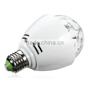 LED Crystal Rotating Bulb Lamp / Christmas Party Stage Light / Led Mini Light Bulb Lamp thumbnail-2