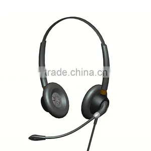 2015 NEW Binaural Call Center Noise Cancelling Telephone Headset thumbnail-1