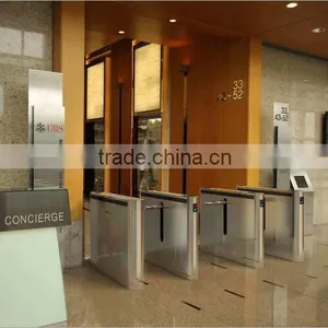 Excellent Quality Stainless Steel Single Pole Gate Swing Barrier Turnstile thumbnail-1