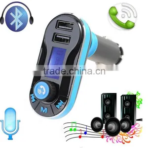 Wholesale High Quality Car fm Transmitter Bluetooth Wireless fm Transmitter thumbnail-1