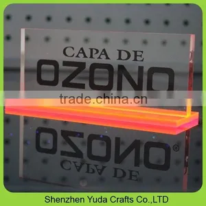 Factory Price Acrylic Logo Blocks With Base Printing Plexiglass Name Plate thumbnail-1