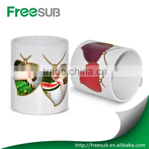 Personalised 11oz Heart Shape Color Changing Ceramic Digital Printing Mug thumbnail-1