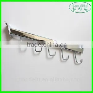 Slatwall Display Hook,Tube With Small Hooks for Slatwall,J Hook thumbnail-1