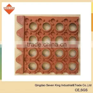 China Product Anti-slip PVC Mat With Round Embossed Design for Car, Door and Kitchen thumbnail-1