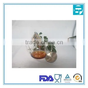 350ml Borosilicate Glass Teapot With Infuser thumbnail-1
