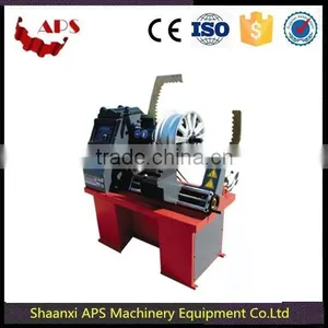 RIM STRAIGHTENING MACHINE With LATHE RSM580 thumbnail-1