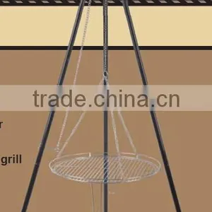 Tripod BBQ Grill, 21" Tripod Grill for Camping thumbnail-1