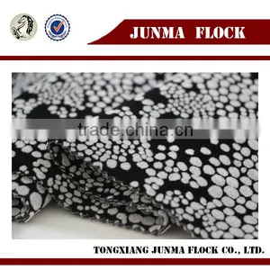 China Textile Cotton Polyester Upholstery Flocking Fabric for Window Curtains thumbnail-1