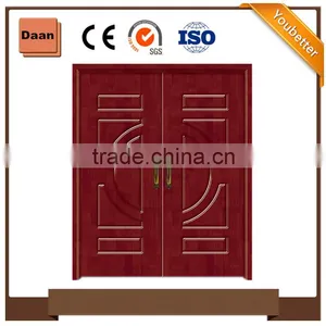 House Design Modern Iron Gate Designs Cheap Building Materials Mdf Pvc Interior Wooden Rounded Door thumbnail-1