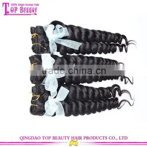 Qingdao Factory Supply Loose Wave Remy Chinese Hair Bundles Hot Selling Virgin Chinese Hair Bundles thumbnail-4