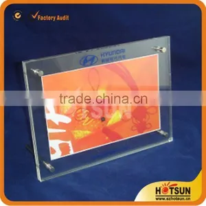 Clear Fine Tabletop Sign Standing Frame thumbnail-1