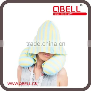 Trave U Shape Neck Pillow With Hood thumbnail-1