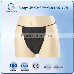 Hot Open Sex Dark Blue Disposable Nonwoven Women Bikini thumbnail-4