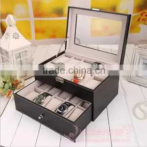 Chinese Factories Wholesale Custom PU20 Watches Boxes, Fashion Beautiful Gift Box thumbnail-1