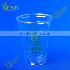 12oz pp Plastic Cup With Lid, Disposable Plastic Tea Cup, Plastic Cups Drinking Cups thumbnail-4