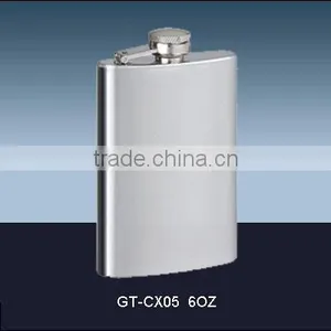 6OZ Stainless Steel Hip Flasks thumbnail-1