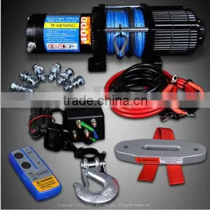 12V 4000LB ATV Electric Winch With Wireless Remote Control Kit thumbnail-1