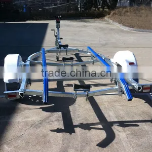 Hot Dipped Galvanized Boat Trailer/ Inflatable Boat Trailers/jetski Trailer thumbnail-4