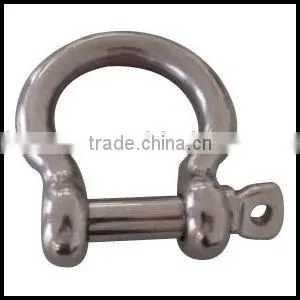 Stainless Steel Screw Pin European Type Bow Shackle thumbnail-1