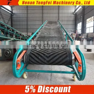 High Efficiency Fertilizer Grain Hopper Belt Conveyor Price thumbnail-1