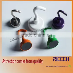 Colorful Ceramic Magnetic Hooks Cheap Price With Strong Power thumbnail-5