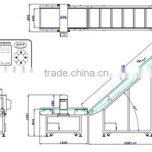 FDA Food Grade Belt Conveyor Type Food Metal Detector thumbnail-5