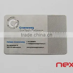 Custom Printed Laser Cut Business Card Metal thumbnail-6