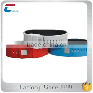Access Control Waterproof NFC Bracelet Custom Rfid Silicone Wristband thumbnail-2