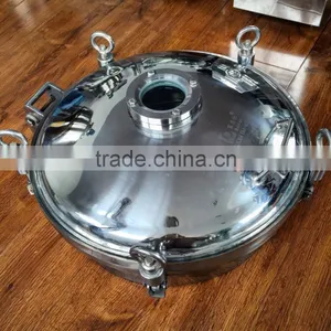 Industrial Stainless Steel Food Production Used Tank Manhole thumbnail-1