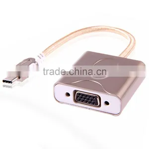 NEW USB-C Type C USB 3.1 to VGA Adapter Cable for Macbook thumbnail-1