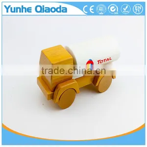 Wood Toys Oil Tank Toy for Kids,Education City Games Wooden Car Model Toy thumbnail-6