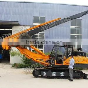 20M Drill Depth 1500mm Width Hydraulic Static Pile Driver for Sale With Good Quality thumbnail-1