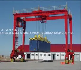 50 Ton Factory Price MG Double Girder Container Mobile Gantry Crane thumbnail-3