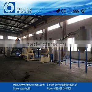 PE PP Garbage Film Crushing, Washing Recycling Line thumbnail-2
