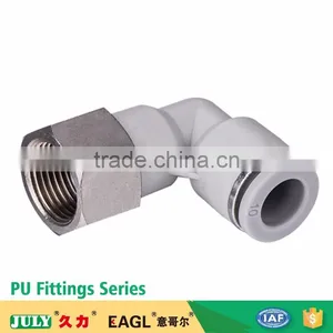 Wholesale JULY Manufactory Made High Quality Elbow Type Quick Connect Pipe Fitting With Screw Cap thumbnail-2