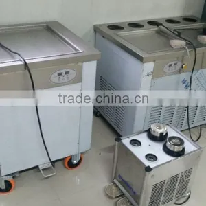 Rainproof Fry Ice Cream Roll Machine Cart/small Fried Icecream Machine thumbnail-1