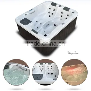 Cheap Freestanding Bathtubs Indoor Home Sex Massage Tubs Hot Tub Spas for 2 Person thumbnail-2