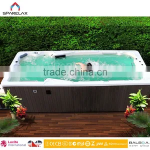 SPA Hydro Massage Pool Large Outdoor SPA Pool Outdoor Endless Strong Jet Wholesale Swimming Pool Spa Hot Tub Swimming Pool thumbnail-1