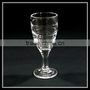 Crystal Clear Glass Wine Cup Goblet Glass Stemware Wholesale thumbnail-1