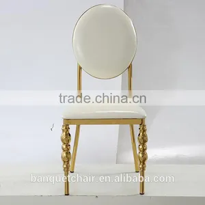 Mid Century Modern Design Stainless Steel Chair Stainless Steel Banquet Chair thumbnail-4