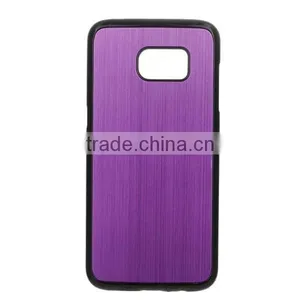 PC Black Aluminum Phone Cover Coloful Creative Case for Samsung S7 Edge thumbnail-3