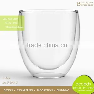 Promotional Borosilicate Glass Cup 150ml Milk Glass Cup thumbnail-4