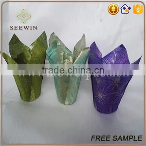 High Quality Golden Fabric Wholesale Flower Pots thumbnail-2