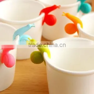 Ready Production Mould Wholesale Snail Shaped FDA/LFGB Food Grade Silicone Party Glass Markers thumbnail-6
